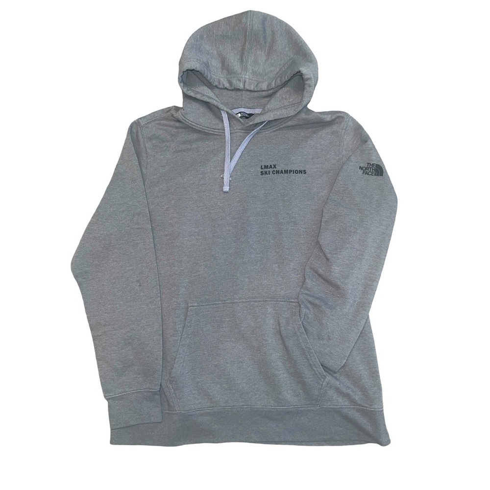 North Face Hoodie LMAX SKIN CHAMPIONS Heather Gray Size XL